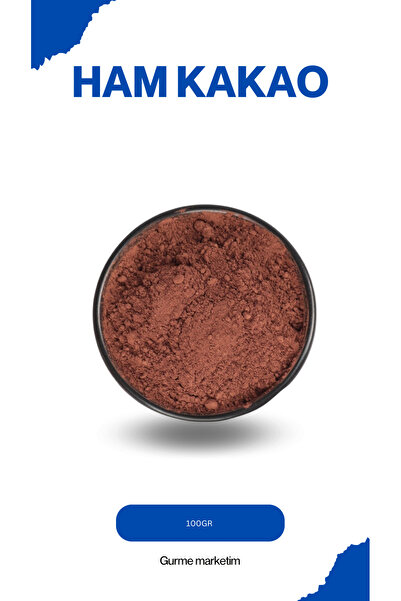 Gurme Marketim Organik Market Organik Ham Kakao 100 Gr
