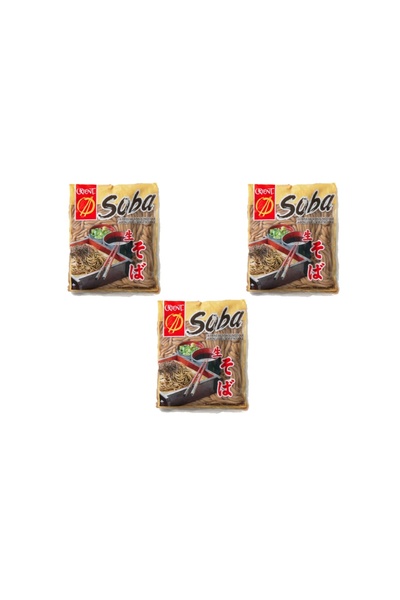 Koza Orient Foods Japon Usülü Soba Noodle 180 gr 3'lü Set