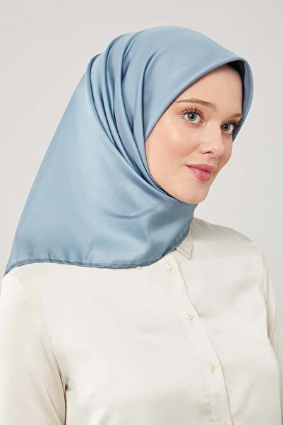 Levidor Eșarfă din poliester, de culoare uni, albastru bebeluș