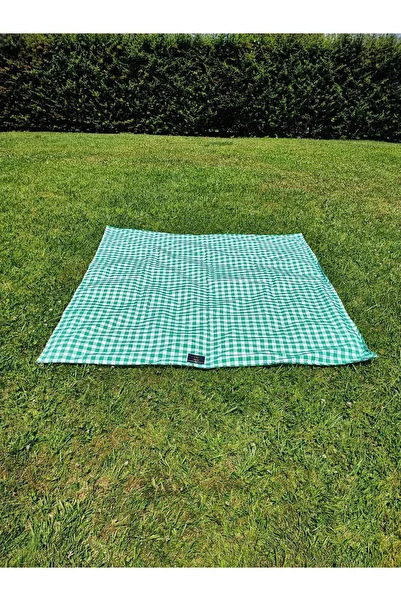 Meryemce Ev Tekstili 170x170cm Picnic Cloth Set - 6 Pieces with Petite Check, 50cm x 50cm