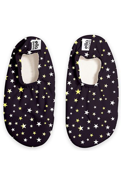 Ella Bonna Non-Slip Sole Unisex Baby Kids Sea Shoes Pool Shoes Yellow Stars