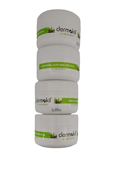 Dermokil Aloe Vera Extract and Clay - Hand and Body Cream Set 4 Pieces (300*4:1200 Ml) in Carpet