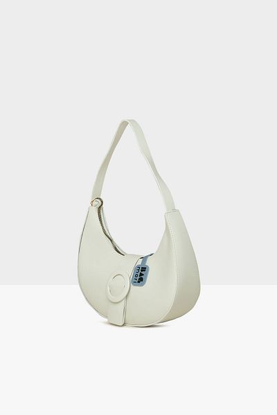 Bagmori Oval Baguette White Women's Accessory - M000008481