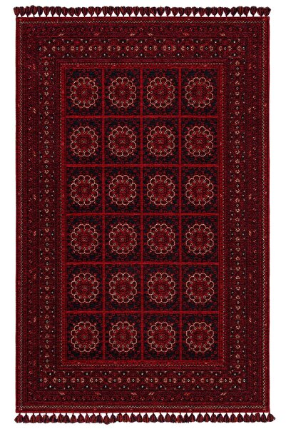 Eko Halı DOGANLAR ANTIQ EKO BUHHARİ 03 RED AFGAN/YAĞCIBEDİR DESEN YIKANABİLİR...