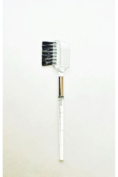 newnet 2-Piece Glitter Eyebrow Eyelash Combing Brush