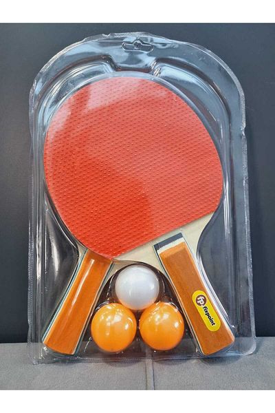 Lider MAGNESİA Table Tennis Racket Set - 2 Rackets and 3 Pimpon Balls