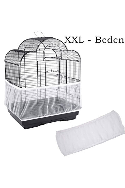 Wahw Pet Kafes Tülü XXL - Papağan ve Muhabbet Kuşu Kafes Tülü, Hava Alabilen, 33x42x30cm 360derece