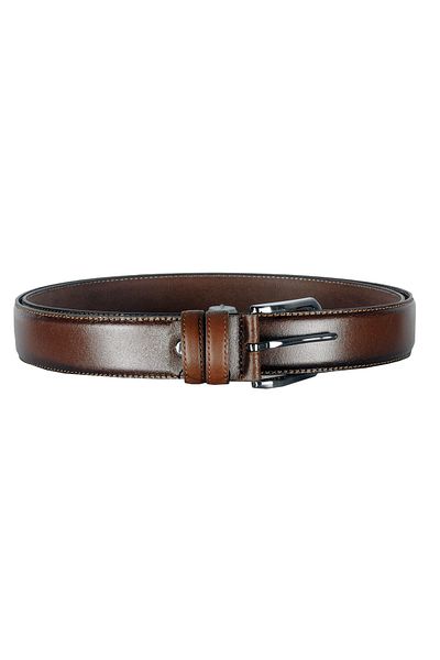 ModeXL 4086 Μοντέλο Καρυδιά Χρώμα Γνήσιο Δερμάτινο Ζώνη - 3,5 cm Mode XL