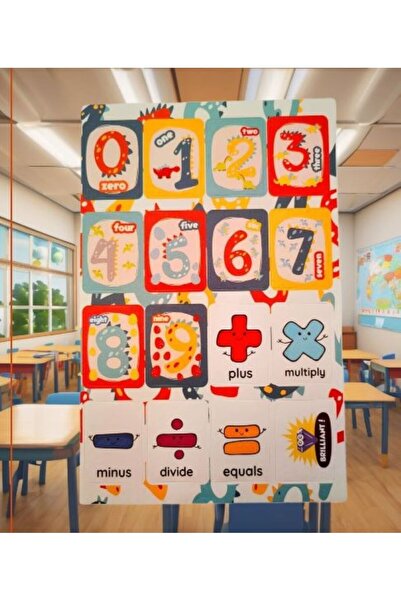 Bluoksweet Sayılar model-1 İngilizce öğrenme english çocuk okul defter kitap ...