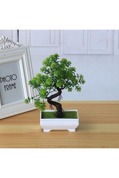 Choice Garden Arrangement Ornaments Plastic Plants Bonsai Small Tree Pot Fake Plant Potted Flower Home R...