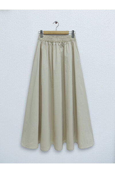 HİJABAYA Φούστα Poplin Flared - Ελαστική μέση και διπλές τσέπες