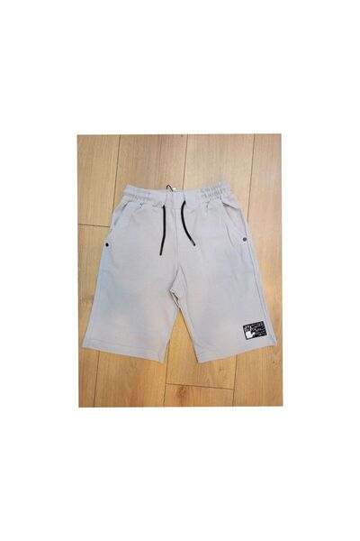 lacoste şort 9\12 yaş gri