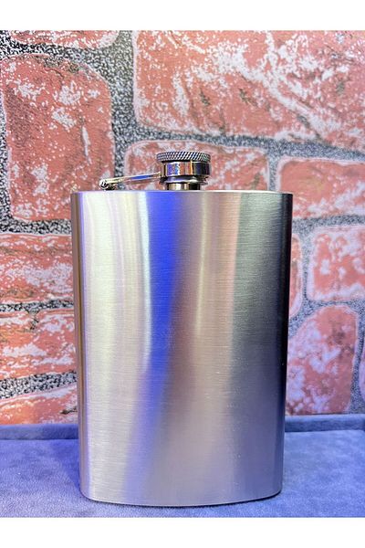 doğan hediyelik STAINLESS STEEL 9 OZ 266 ML POCKET FLAT