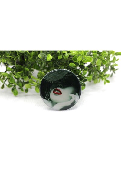 Tezcan Aksesuar Popsocket Telefon Tutacağı Desenli ve Baskılı Parmak Tutucu