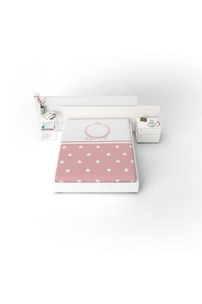 yok yok evim eve dair her şey Single Laurel Wreath and Stars Elastic Sheet