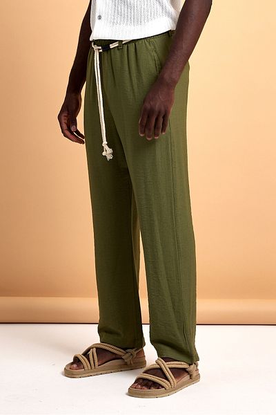 İLKCET MODA Oversize φαρδύ παντελόνι βισκόζης - Φαρδιά εφαρμογή