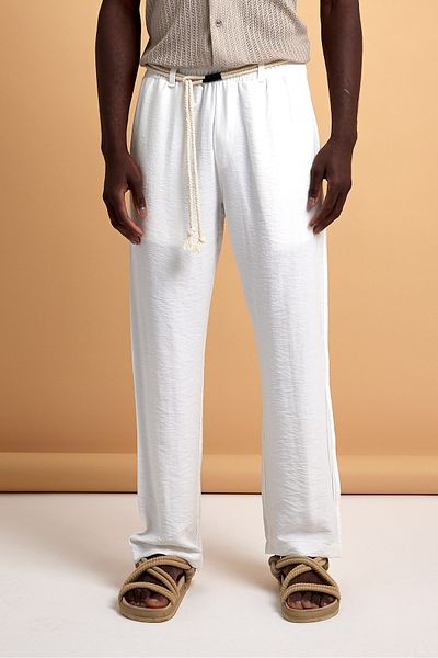 İLKCET MODA Oversize Baggy Viscose Fabric - Loose Trousers
