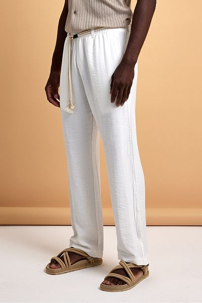 İLKCET MODA Oversize Baggy Viscose Fabric - Loose Trousers