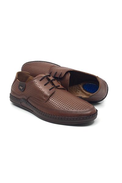 CATELLİ Catelli Orthopedic Men's Summer Shoes - 100% Leather, Comfortable Daily Sandal, 40-45