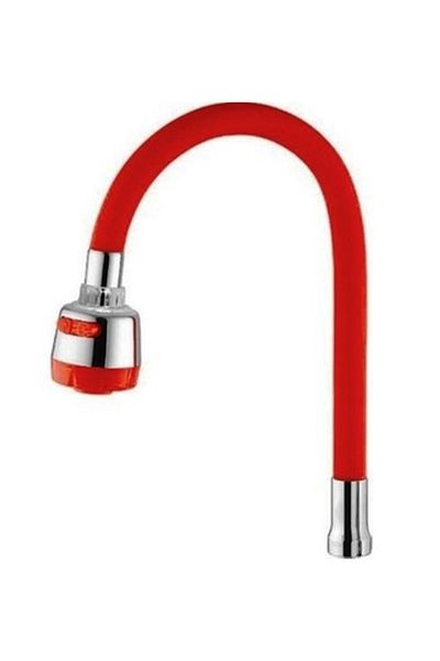 Universal Red Flexible Telescopic - Tap Head, Spiral Hose