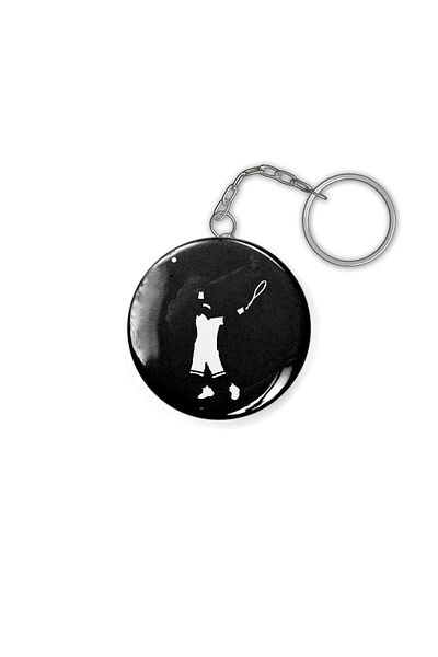 Fizello Tennis Player Keychain