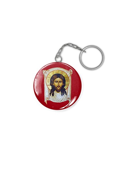 Fizello Low-poly Shroud Jesus Icon Anahtarlık