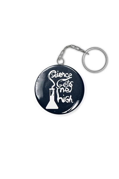 Fizello Science Gets Me High Keychain