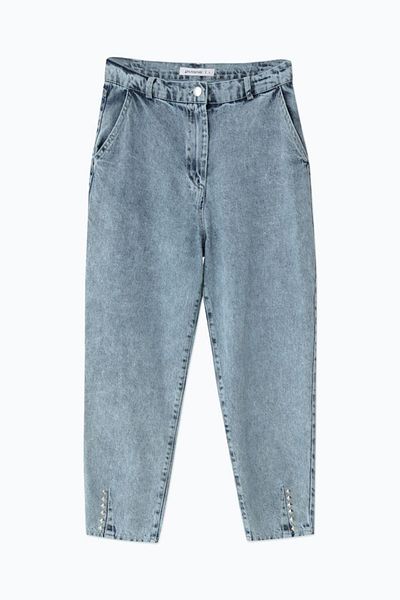 Puane Lycra Free (Get Patterns Small-1 Size Larger) Ankle Length Jeans with Stapled Legs 18113