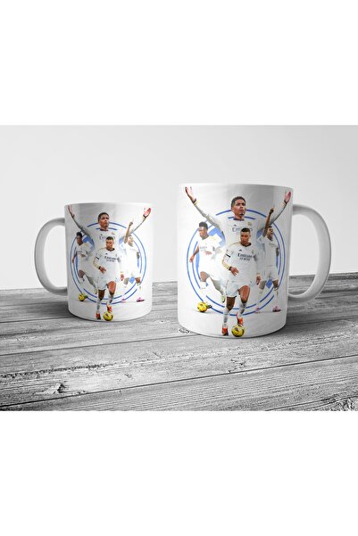 Pixxa Kylian Mbappe Real Madrid Kupa Bardak Model 3