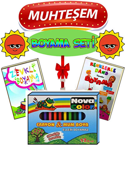 Ata Yayıncılık Magnificent 2 Coloring Books and Erasable Crayons