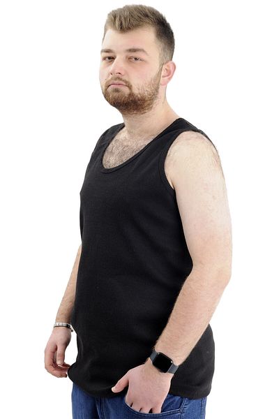 ModeXL Ανδρικό αμάνικο μπλουζάκι Plus Size Mode XL - 6341 Antramelange