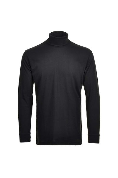 Ragman Herren Rollkragenpullover – Single Jersey Regular Fit, Langarm Basic Rollkragen, einfarbig