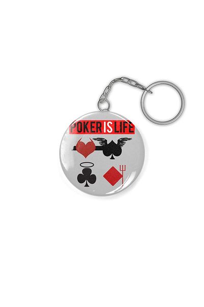 Fizello Poker Is Life Keychain