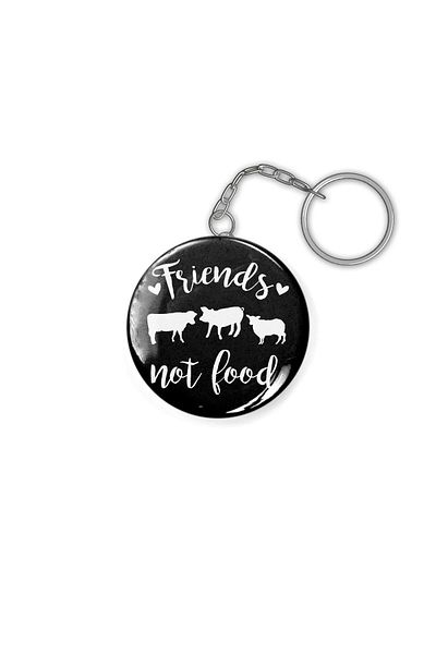 Fizello Friends Not Food T-shirt - Vegan Shirt Funny Animals Keychain