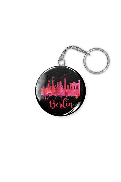 Fizello Watercolor Berlin Train Keychain