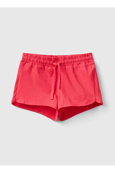 Benetton Regular Fuchsia Women's Shorts 3I1Xg900N