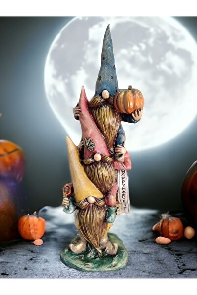 Gardenya Polyester 3'lü Gnome Cüce Biblo Heykeli (44x18cm)