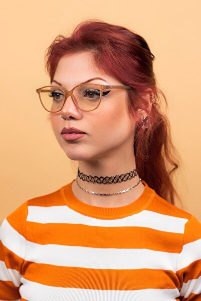 By Donetto Vixen Cateye Women's - Blue Light Protection Computer Screen Glasses