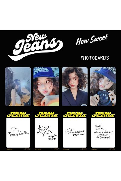 Kpop Dünyasi Danielle ''How Sweet'' Jean Photocard Set