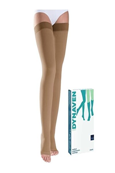 Sigvaris Dynaven Diz Üstü Ccl 2 Orta Basınç Çorabı Burnu Açık Long