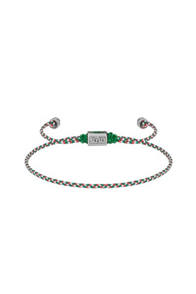 Juju Bronz Gümüş Kaplama Şans Ip Bileklik