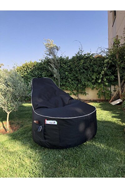 Pufumo Siyah Golf Armut Koltuk