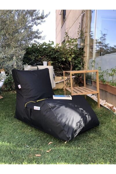 Pufumo Armutland Daybed Armut Koltuk Siyah