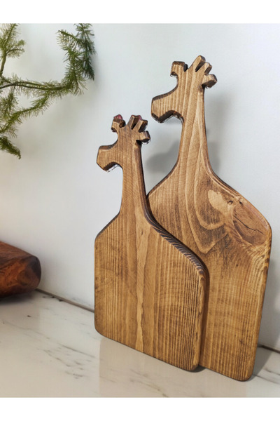 websunday لوح تقطيع من الخشب الطبيعي مكون من قطعتين