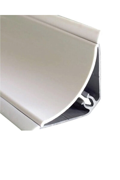 A1 Süpürgelik Pvc Profil 50x50 İç Bükey Düz Beyaz