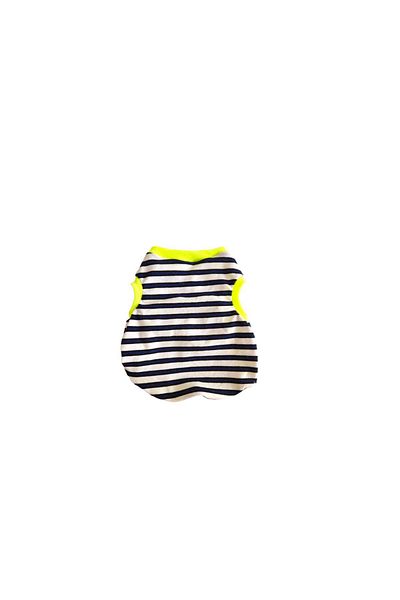 atelyu Summer Cotton Striped Cat Dog T-Shirt and Undershirt