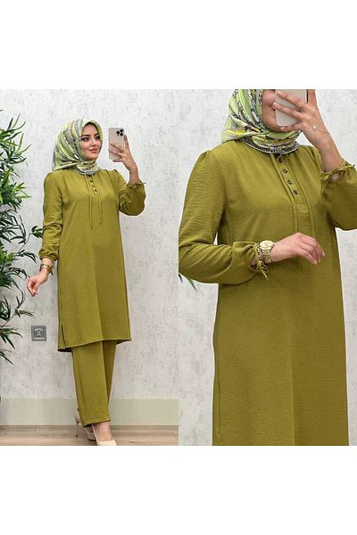azzebutik Arzu 5610 K80 Yag Green Set