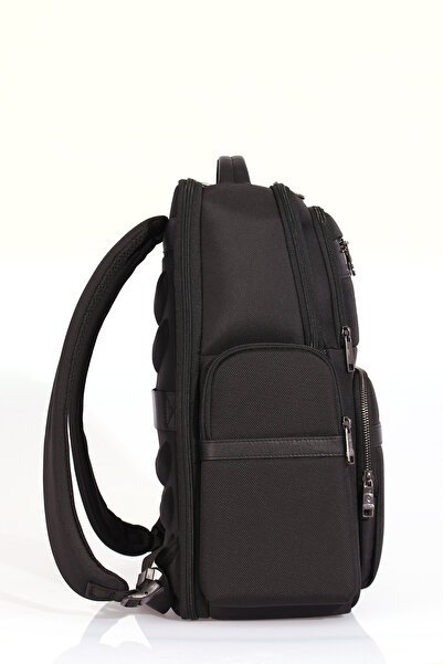 Pierre Cardin 01PC00302 Черна бизнес раница с отделение за лаптоп