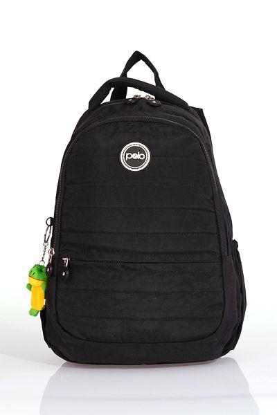 By Hakan My Polo 8780 - Black Primary School and School Bag, Three Compartments and Water Bottle Compartment