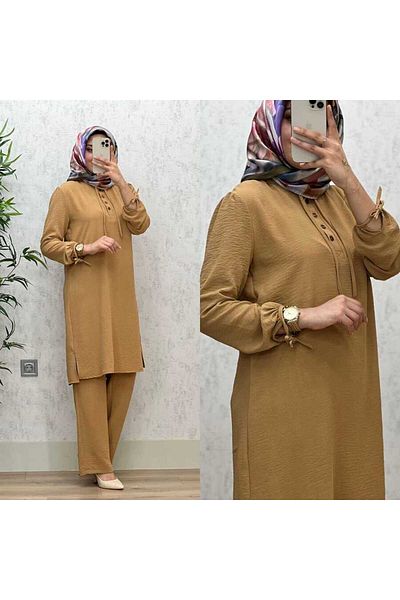 azzebutik مجموعة ARZU 5610 - K80 CAMEL
